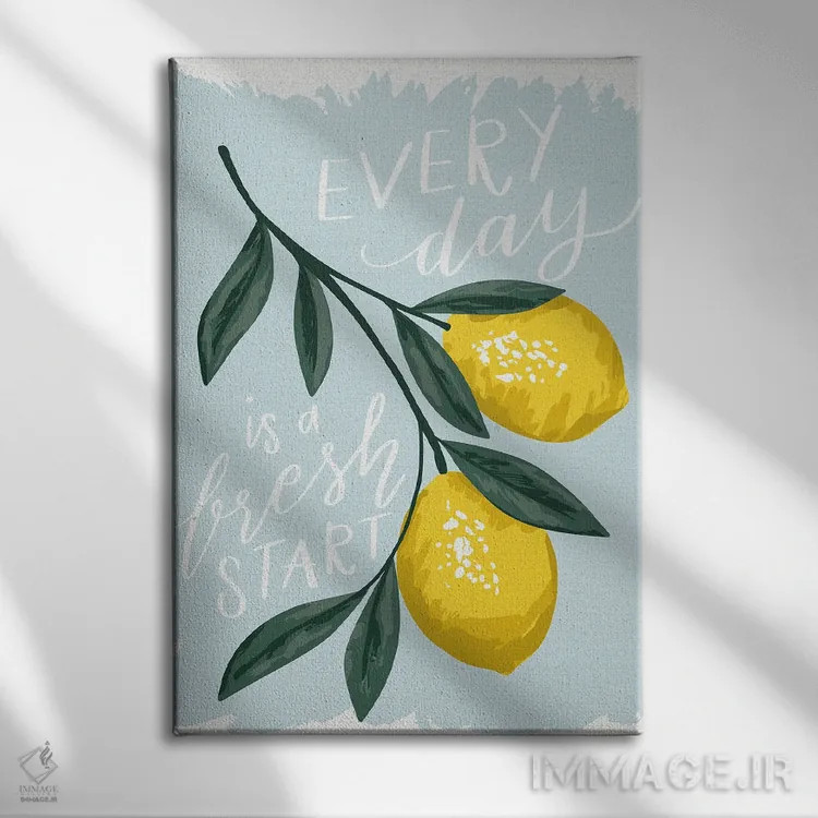 تابلو شروعی نو اثر کارولین آلفردز - نمای روبهرو روی دیوار