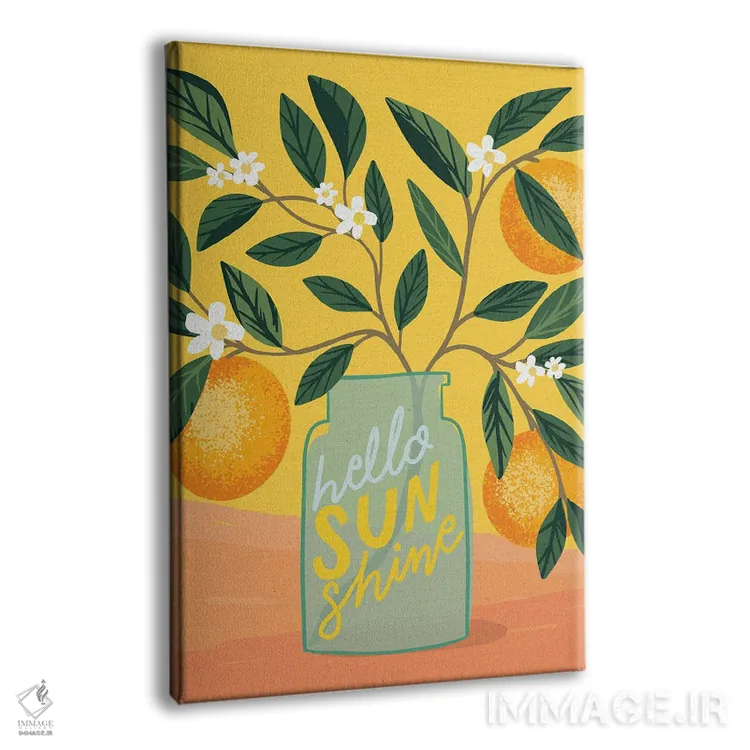 تابلو سلام خورشید ۲ اثر کارولین آلفردز - نمای پرسپکتیو محصول