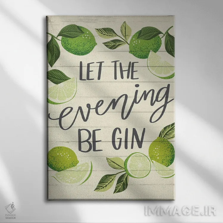 تابلو زندگی لیمویی اثر کارولین آلفردز - نمای روبهرو روی دیوار