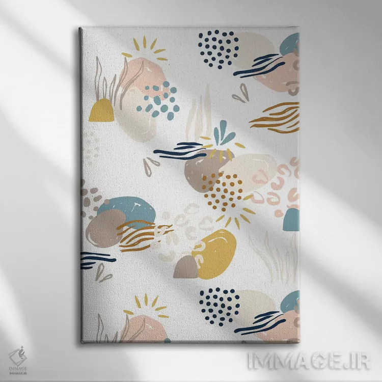 تابلو دلیر و مهربان دو اثر کارولین آلفردز - نمای روبهرو روی دیوار