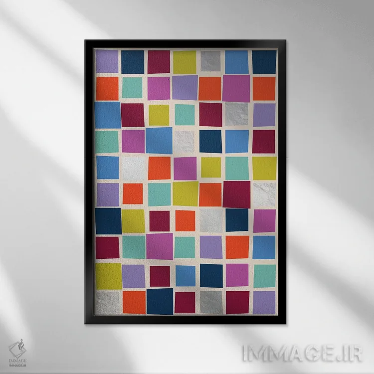 تابلو در مسیر موفقیت ۱ اثر کارولین آلفردز - نمای قابدار مشکی