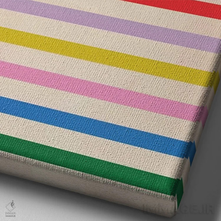 تابلو رویاپردازی روزانه ۴ اثر کارولین آلفردز - نمای نزدیک بافت بوم