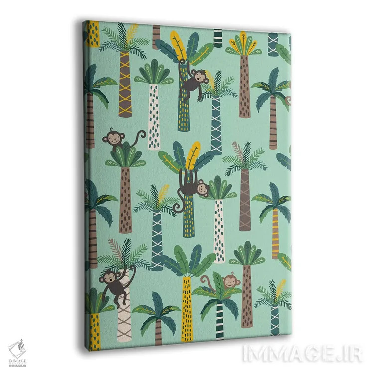 تابلو میمون کوچولو IV اثر کارولین آلفردز - نمای پرسپکتیو محصول