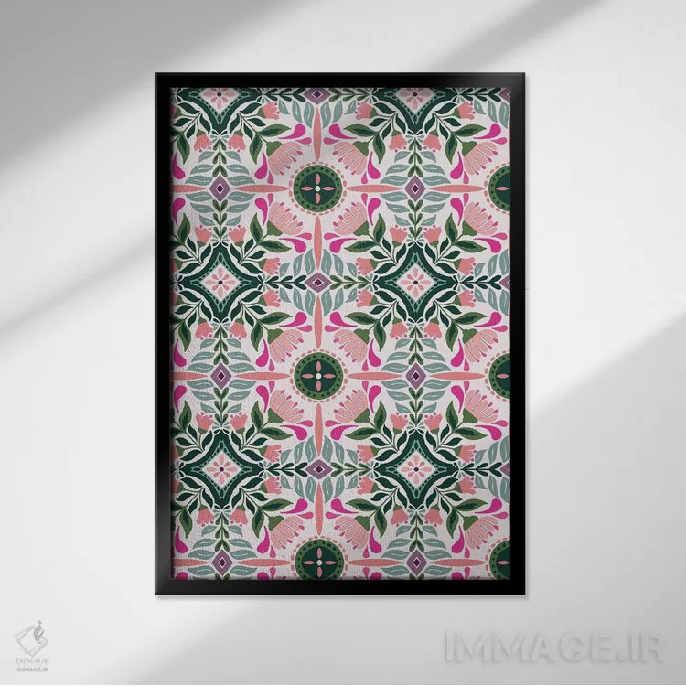 تابلو دنیز عزیز ۱ اثر کارولین آلفردز - نمای قابدار مشکی