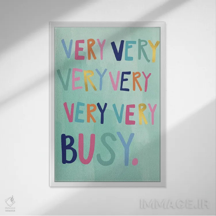 تابلو رویاپردازی روزانه ۷ اثر کارولین آلفردز - نمای قابدار سفید