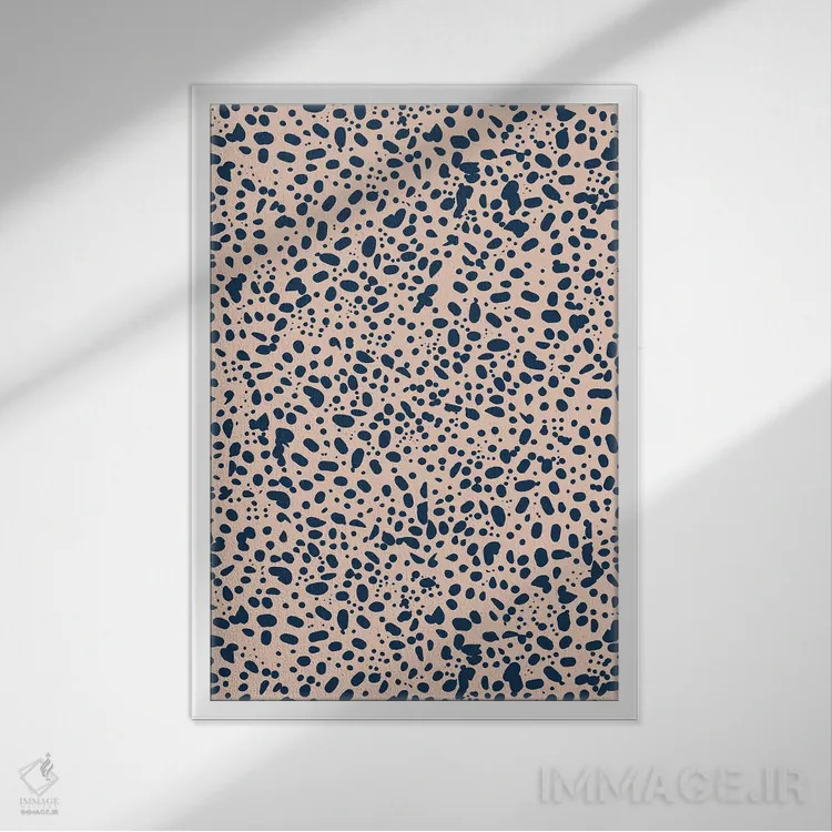 تابلو دلیر و مهربان سه اثر کارولین آلفردز - نمای قابدار سفید