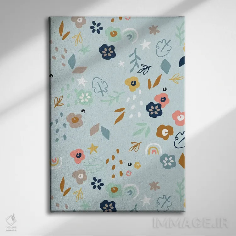 تابلو شجاع و مهربان IV اثر کارولین آلفردز - نمای روبهرو روی دیوار