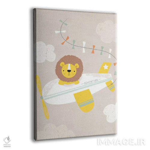 تابلو ماجراجویی نوزاد در انتظار II اثر کارولین آلفردز - نمای پرسپکتیو محصول