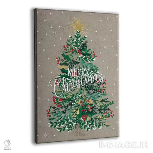 تابلو تزیین کریسمس IV اثر کارولین آلفردز - نمای پرسپکتیو محصول