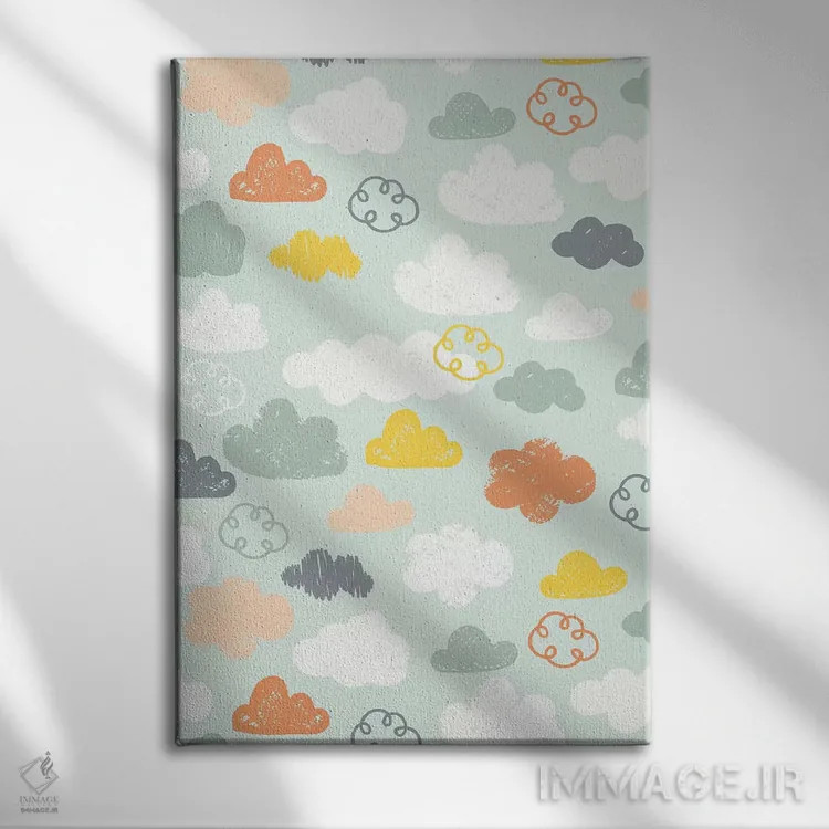 تابلو ماجراجویی نوزاد در انتظار VI اثر کارولین آلفردز - نمای روبهرو روی دیوار