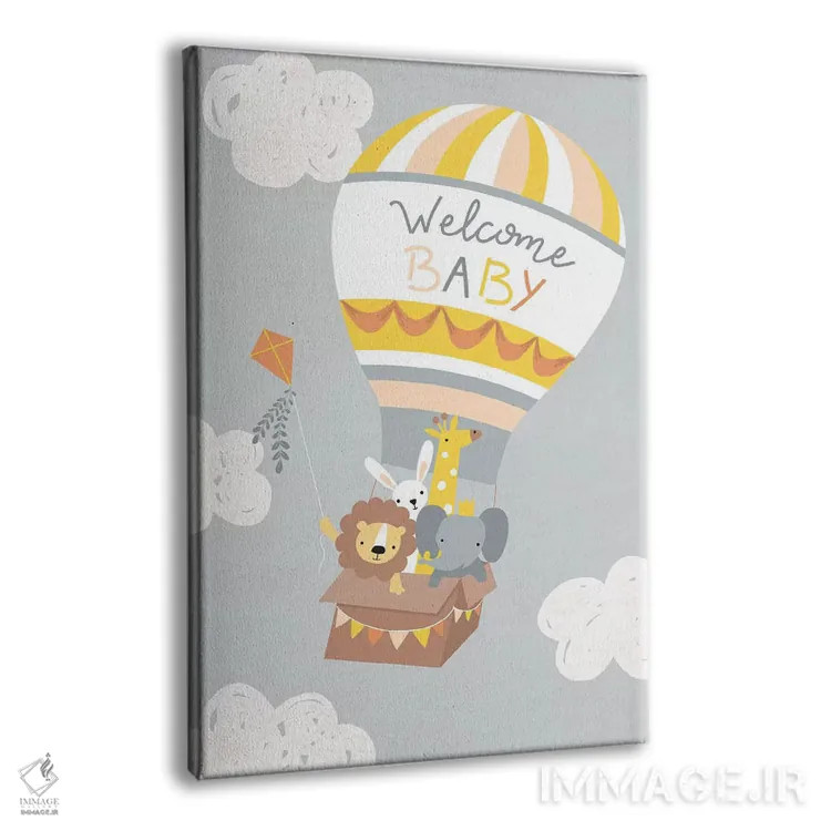 تابلو ماجراجویی نوزاد در انتظار IV اثر کارولین آلفردز - نمای پرسپکتیو محصول