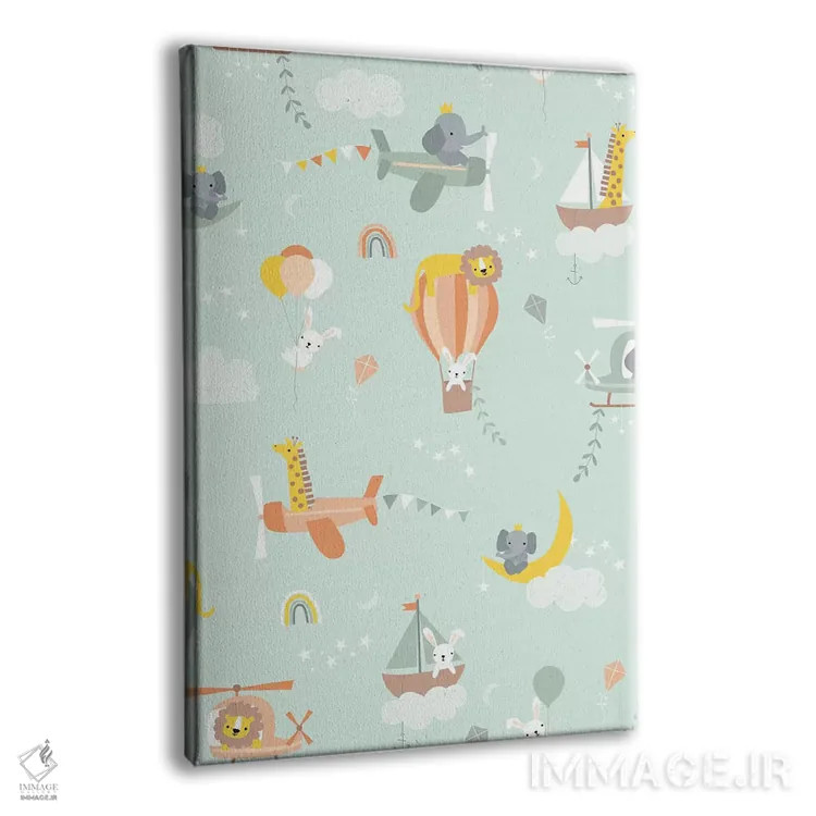 تابلو ماجراجویی نوزاد در انتظار V اثر کارولین آلفردز - نمای پرسپکتیو محصول