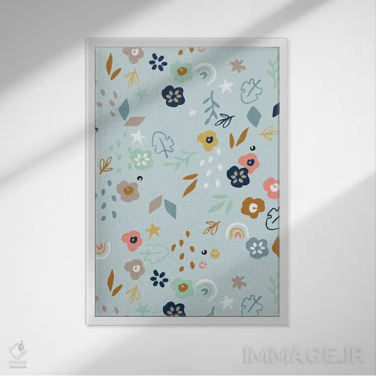 تابلو شجاع و مهربان IV اثر کارولین آلفردز - نمای قابدار سفید