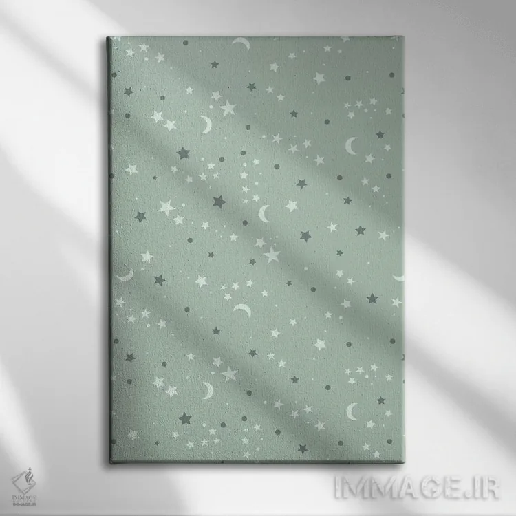 تابلو ماجراجویی نوزاد در انتظار IX اثر کارولین آلفردز - نمای روبهرو روی دیوار