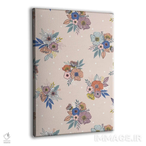 تابلو دشت گلهای روزمره IV اثر کارولین آلفردز - نمای پرسپکتیو محصول