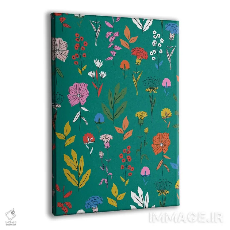 تابلو دشت گلهای روزمره III اثر کارولین آلفردز - نمای پرسپکتیو محصول