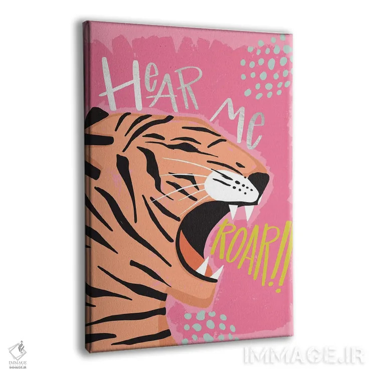 تابلو طبیعت وحشی II اثر کارولین آلفردز - نمای پرسپکتیو محصول