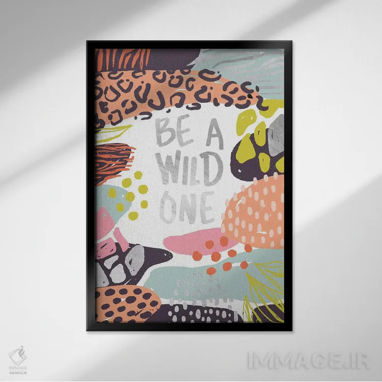 تابلو طبیعت وحشی I اثر کارولین آلفردز - نمای قابدار مشکی