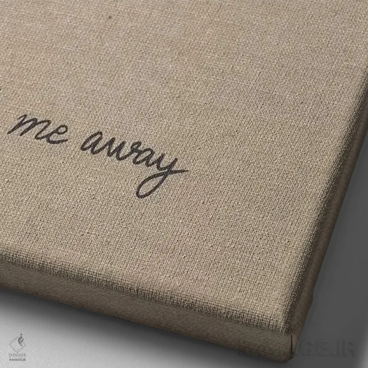 تابلو نوش جان II اثر کارولین آلفردز - نمای نزدیک بافت بوم