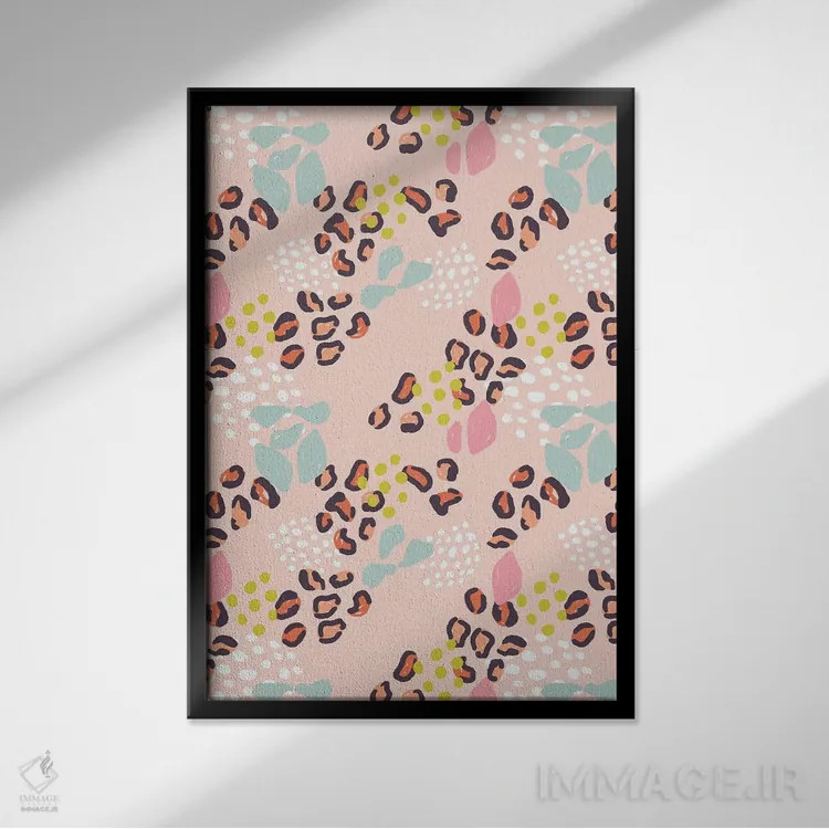 تابلو طبیعت وحشی III اثر کارولین آلفردز - نمای قابدار مشکی