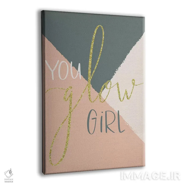 تابلو دختر درخشان II اثر کارولین آلفردز - نمای پرسپکتیو محصول