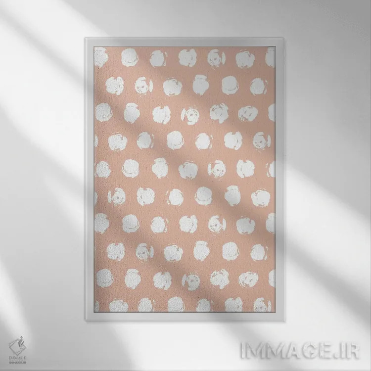 تابلو دختر درخشان V اثر کارولین آلفردز - نمای قابدار سفید