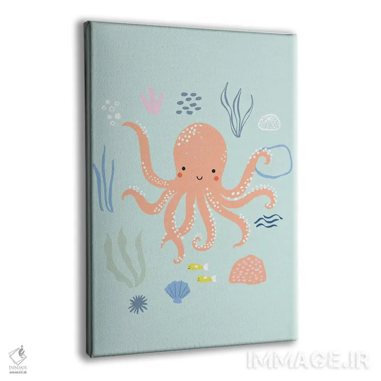 تابلو زیر دریا I اثر کارولین آلفردز - نمای پرسپکتیو محصول