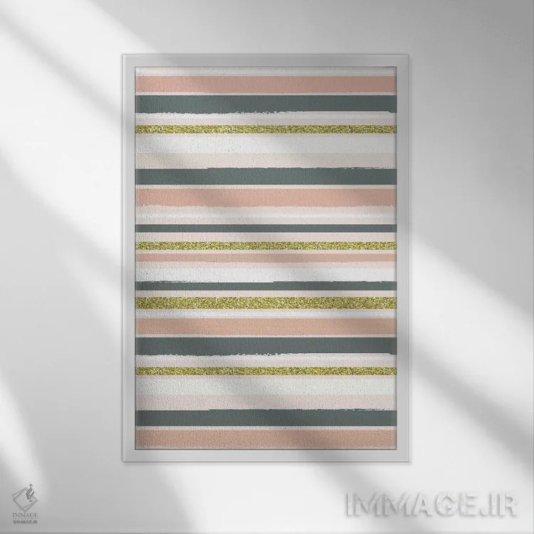 تابلو دختر درخشان VI اثر کارولین آلفردز - نمای قابدار سفید