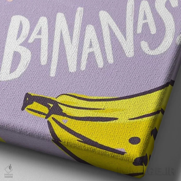 تابلو از روز نهایت استفاده را ببر II اثر کارولین آلفردز - نمای نزدیک بافت بوم