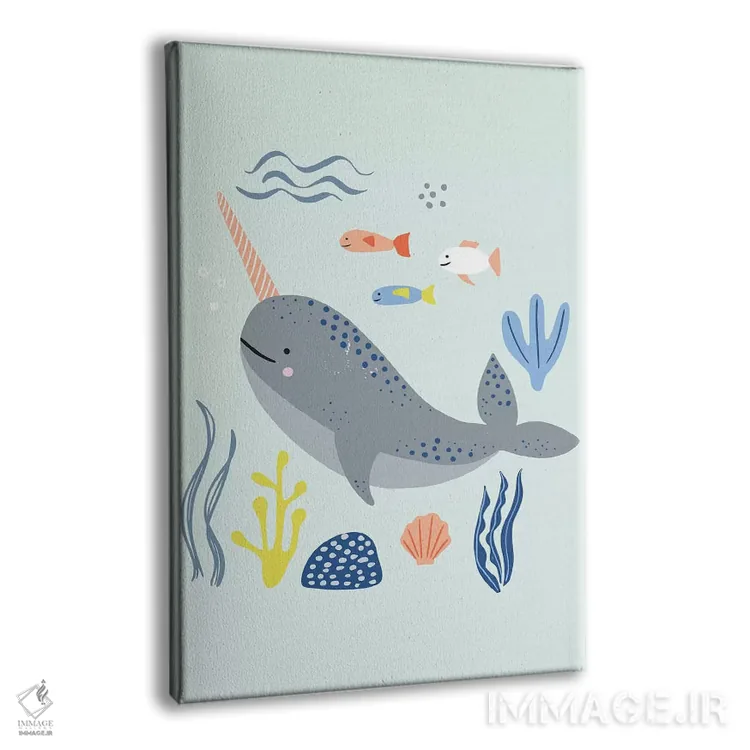 تابلو زیر دریا II اثر کارولین آلفردز - نمای پرسپکتیو محصول
