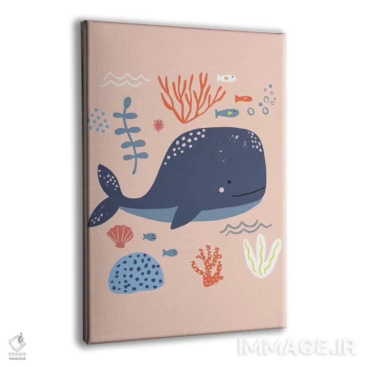 تابلو زیر دریا III اثر کارولین آلفردز - نمای پرسپکتیو محصول