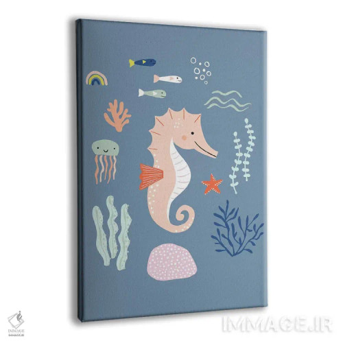 تابلو زیر دریا IV اثر کارولین آلفردز - نمای پرسپکتیو محصول