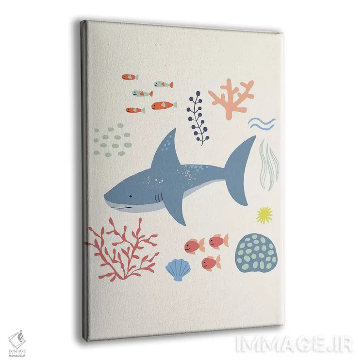 تابلو زیر دریا VI اثر کارولین آلفردز - نمای پرسپکتیو محصول