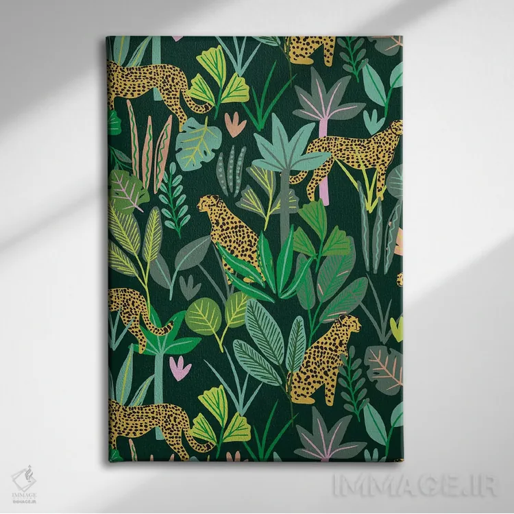 تابلو رویای جنگل III اثر کارولین آلفردز - نمای روبهرو روی دیوار