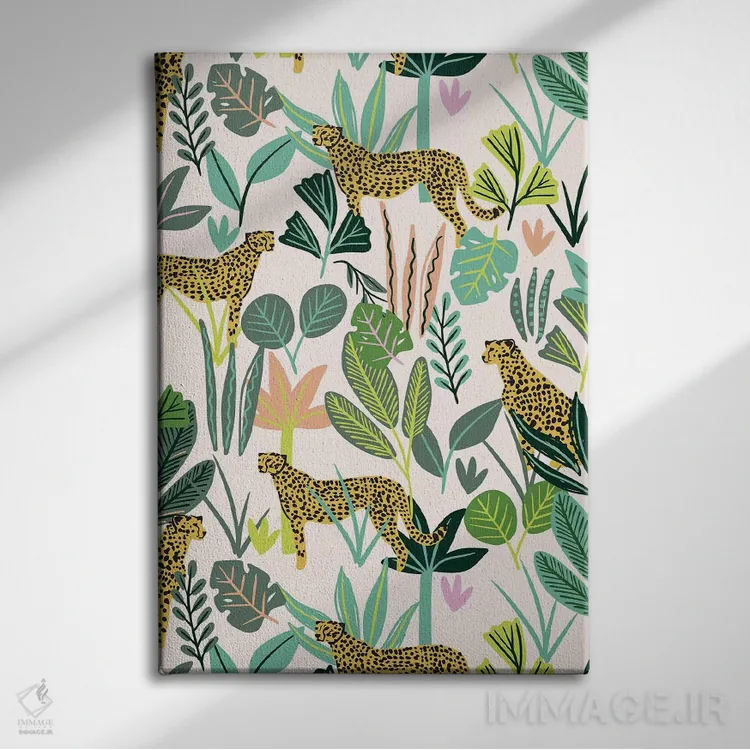 تابلو رویای جنگل II اثر کارولین آلفردز - نمای روبهرو روی دیوار