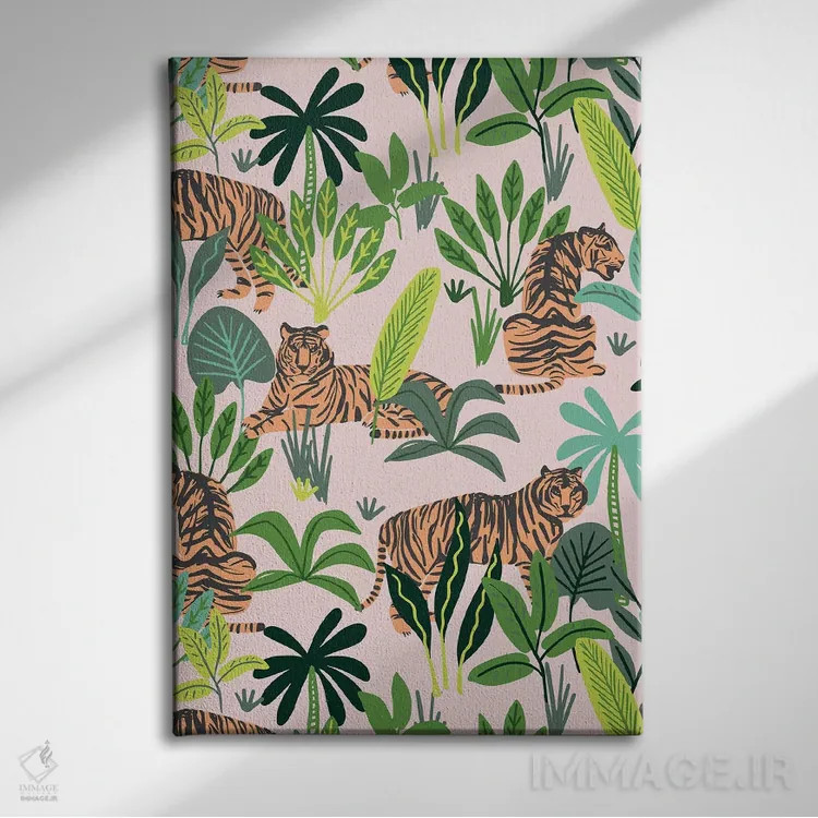 تابلو رویای جنگل I اثر کارولین آلفردز - نمای روبهرو روی دیوار