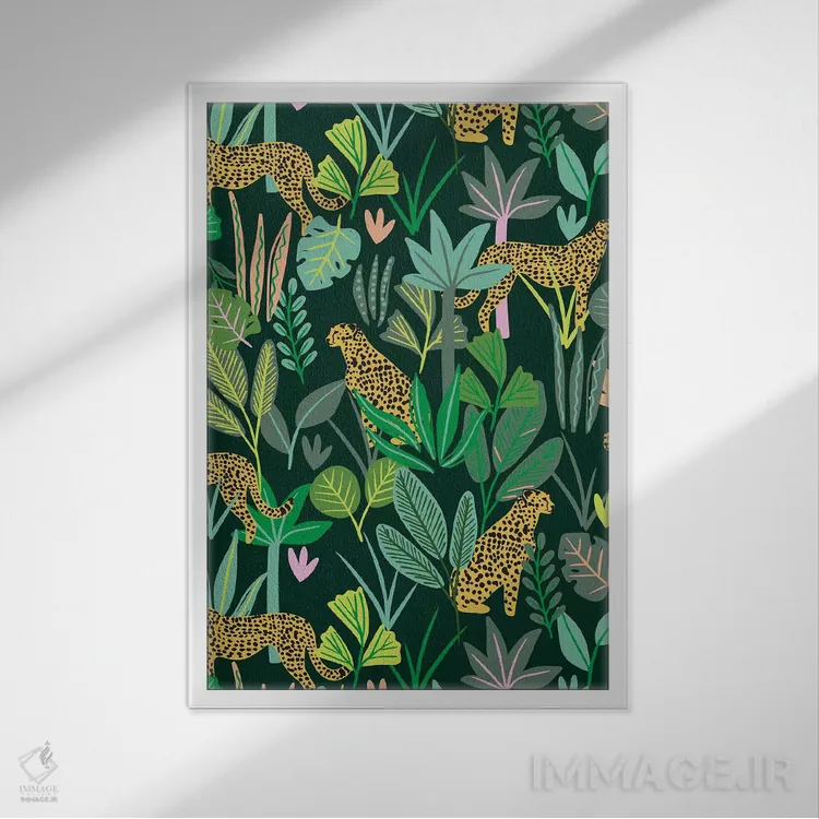 تابلو رویای جنگل III اثر کارولین آلفردز - نمای قابدار سفید