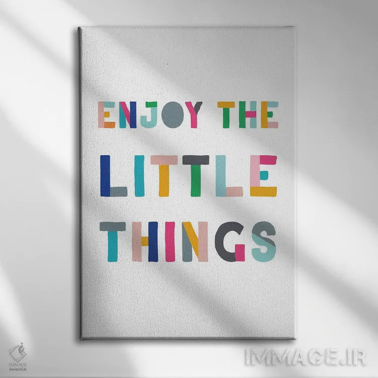 تابلو چیزهای کوچک اثر طراحی CAD (استودیو طراحی دیجیتال) - نمای روبهرو روی دیوار