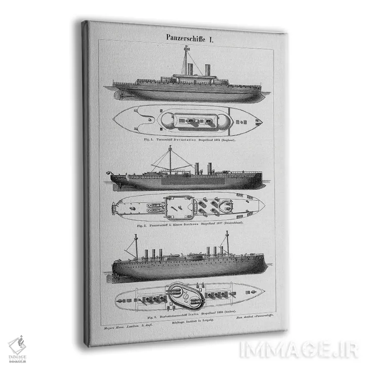 تابلو کشتی صنعتی اثر طراحی CAD (استودیو طراحی دیجیتال) - نمای پرسپکتیو محصول