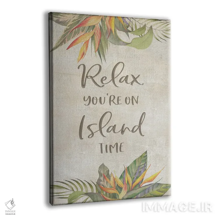 تابلو تو در زمان جزیره هستی (حس آرامش تعطیلات) اثر طراحی CAD (استودیو طراحی دیجیتال) - نمای پرسپکتیو محصول