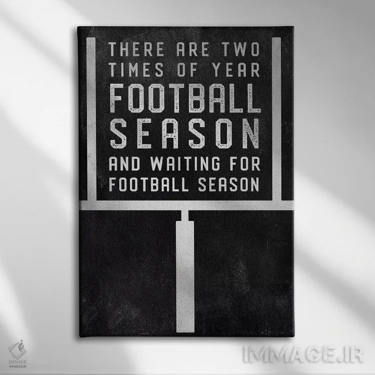 تابلو فصل فوتبال اثر طراحی CAD (استودیو طراحی دیجیتال) - نمای روبهرو روی دیوار