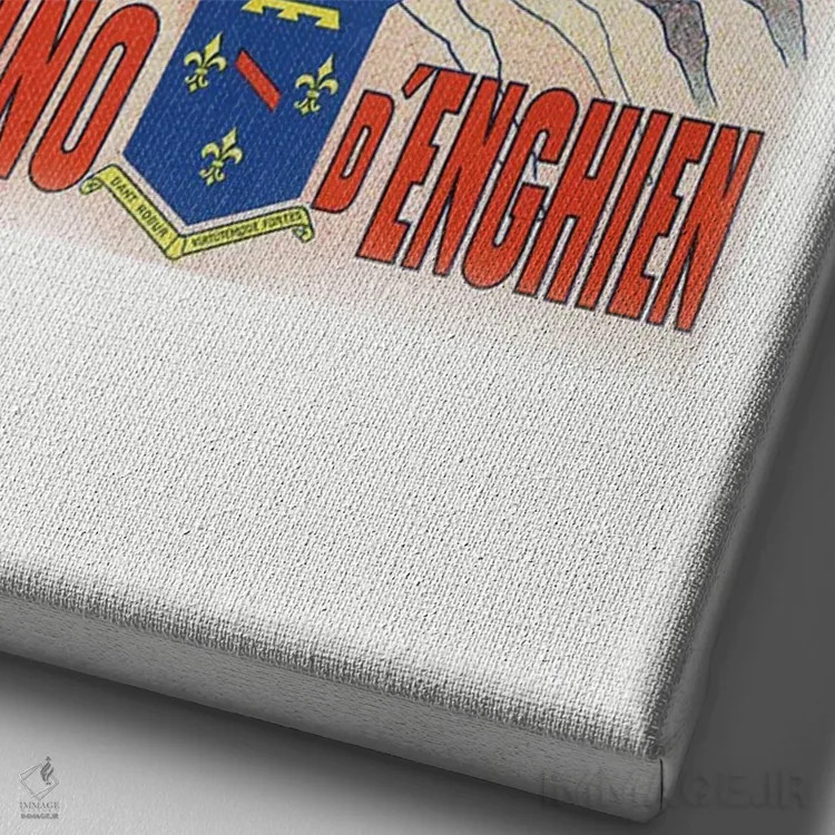 تابلو کازینو دو انگین (فرانسه) اثر طراحی CAD (استودیو طراحی دیجیتال) - نمای نزدیک بافت بوم