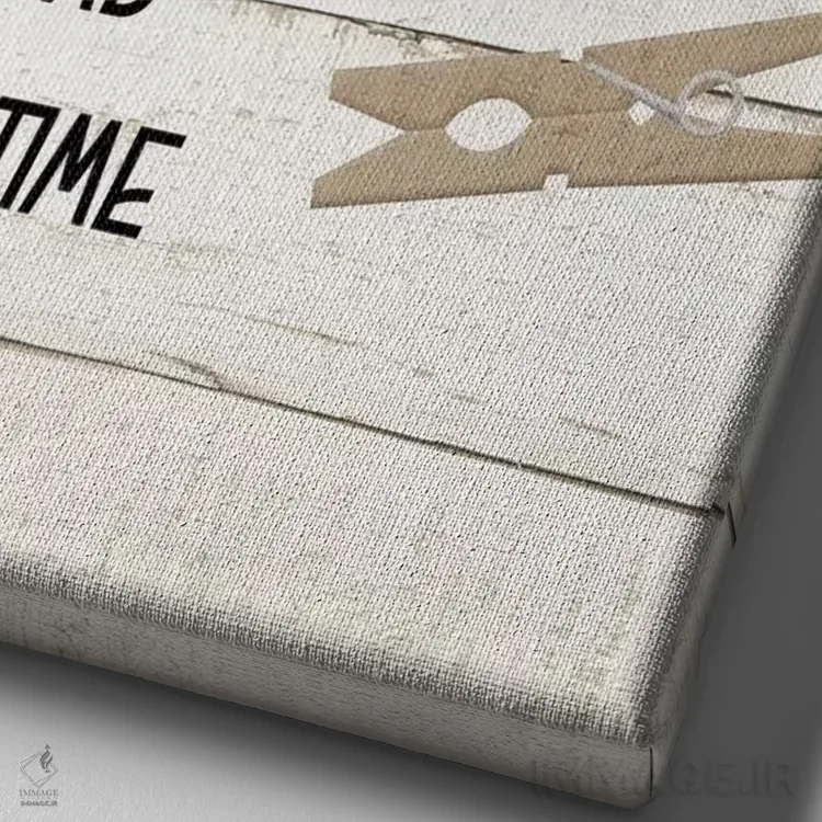 تابلو سنجاق رخت II اثر طراحی CAD (استودیو طراحی دیجیتال) - نمای نزدیک بافت بوم