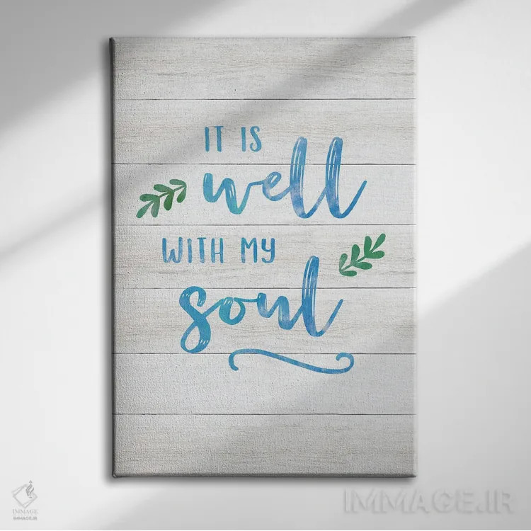 تابلو همه چیز خوب است اثر طراحی CAD (استودیو طراحی دیجیتال) - نمای روبهرو روی دیوار