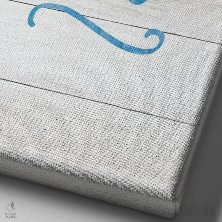 تابلو همه چیز خوب است اثر طراحی CAD (استودیو طراحی دیجیتال) - نمای نزدیک بافت بوم