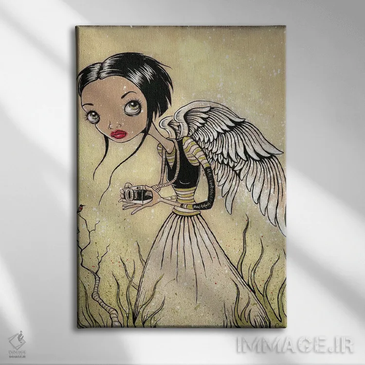 تابلو لایکا (برند دوربین) اثر کایا کوپمن - نمای روبهرو روی دیوار