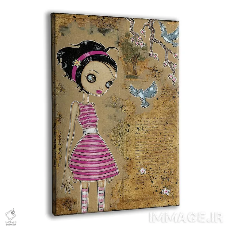 تابلو مرغ مقلد اثر کایا کوپمن - نمای پرسپکتیو محصول