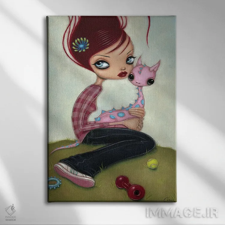 تابلو حیوان خانگی جدید اثر کایا کوپمن - نمای روبهرو روی دیوار