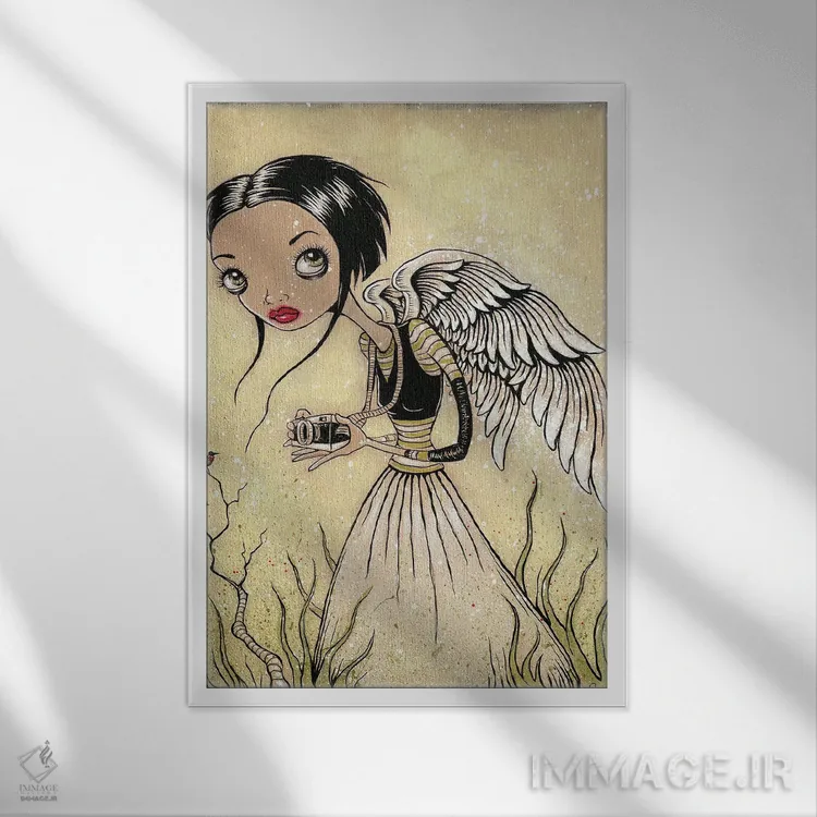 تابلو لایکا (برند دوربین) اثر کایا کوپمن - نمای قابدار سفید