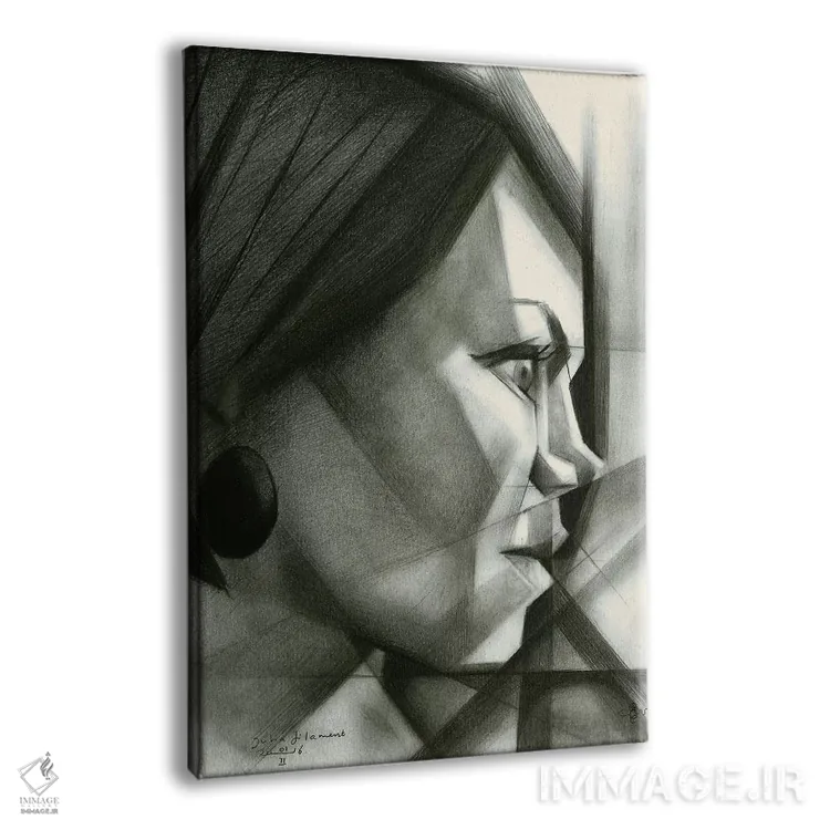 تابلو جولیا فیلامنت (نام خاص) اثر کُرنه آکرز - نمای پرسپکتیو محصول